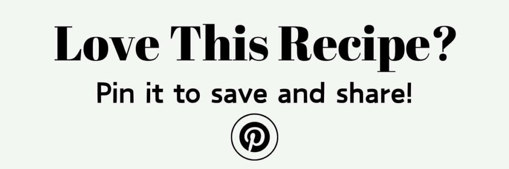 Pinterest cta for pin this recipe button for pinterest share.